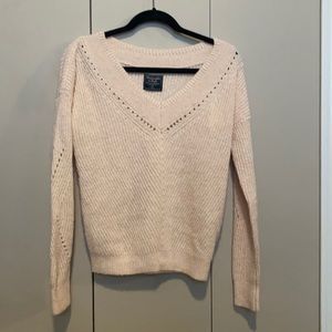 NWT Abercrombie & Fitch Light Pink Knit Sweater